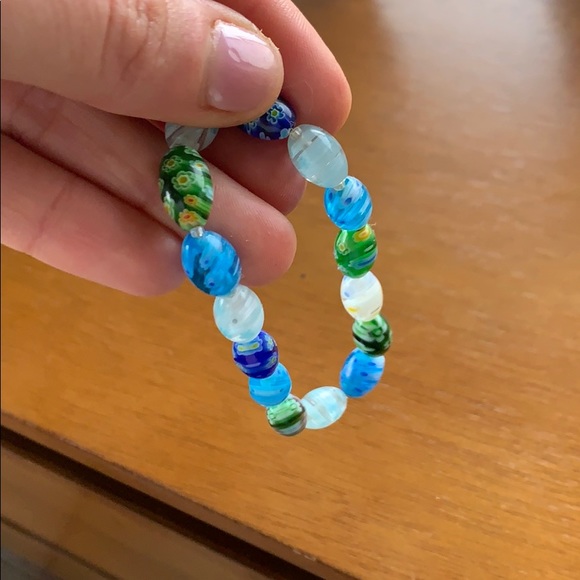 Glass bead bracelet - Picture 2 of 2